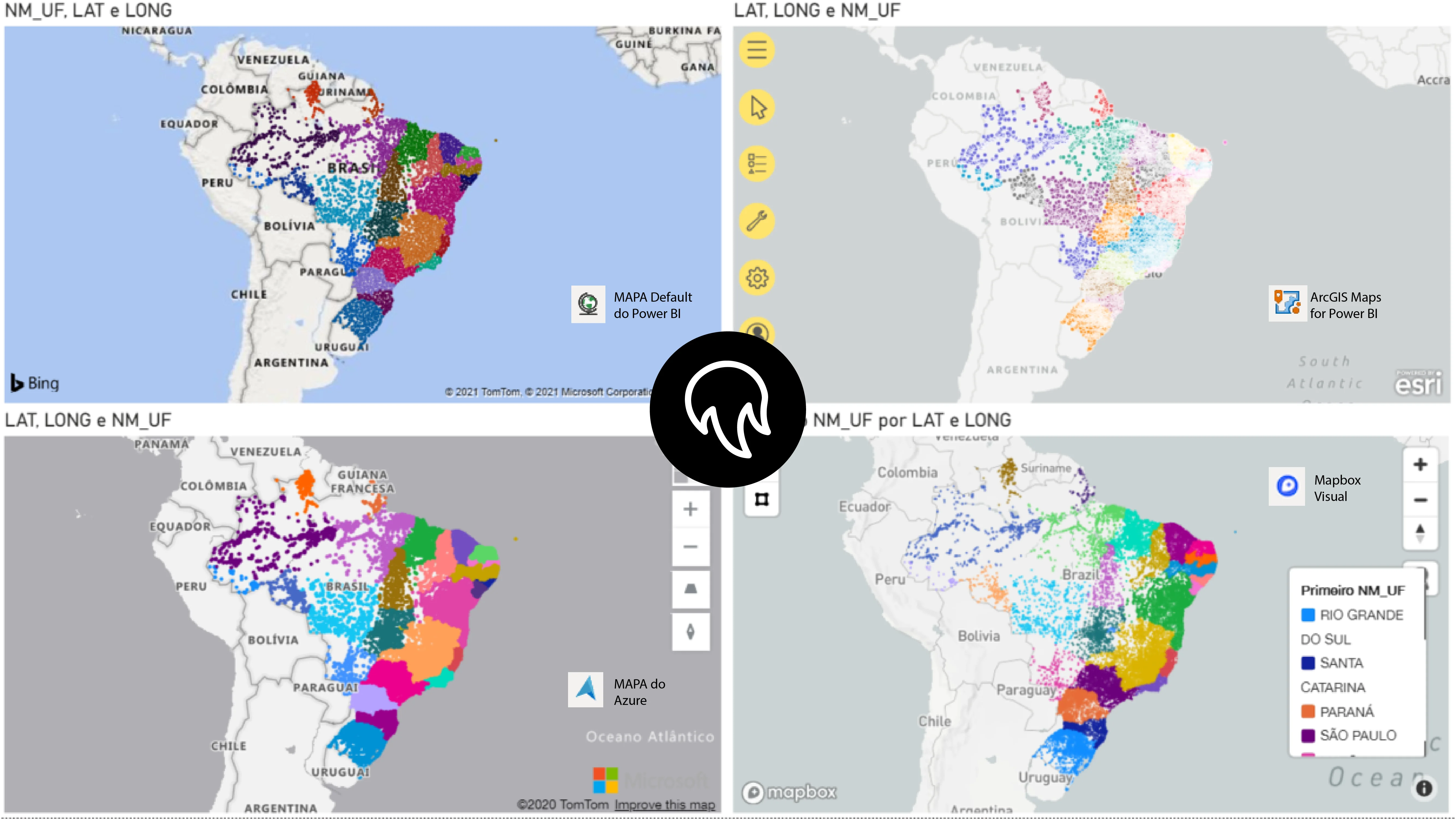 Municípios do Brasil com latitude e longitude